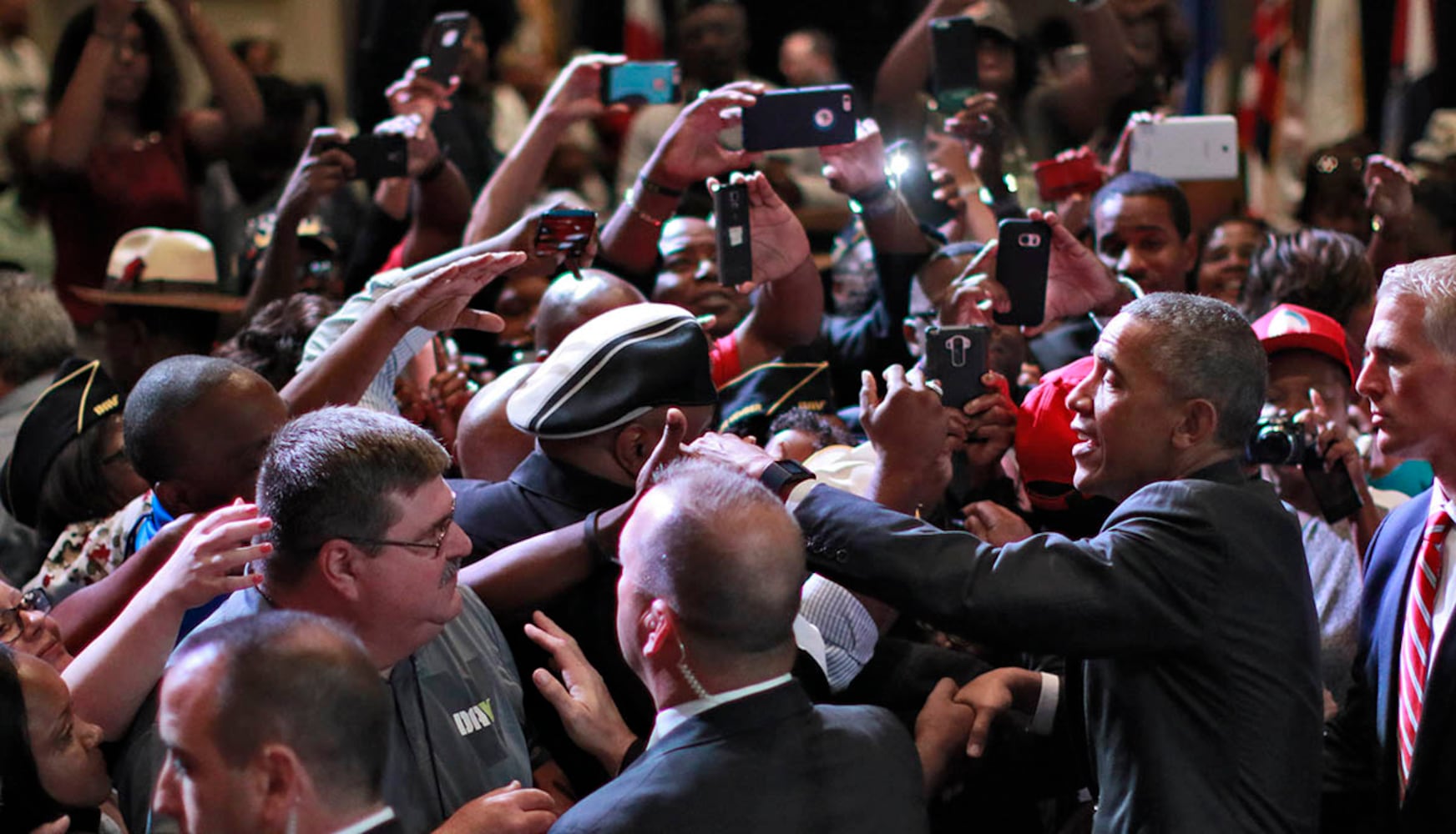 Obama's visits to Atlanta and Georgia