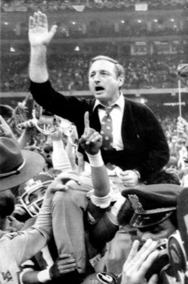 As UGA fans celebrated Coach Vince Dooley and the 1980 football team's national title, Kemp, in her historic lawsuit, questioned the university's practice of placing student athletes in developmental studies courses. She compared the treatment of the 1980 national football champs to the exploitation of antebellum slaves.