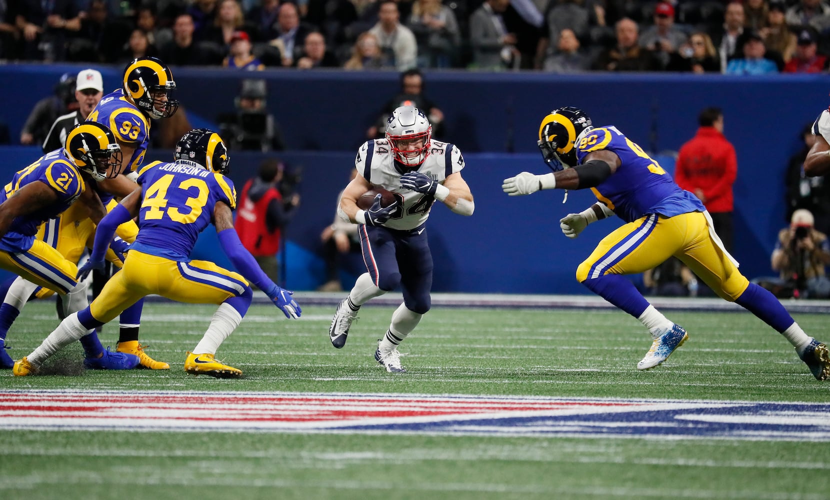 Photos: Patriots, Rams collide in Super Bowl in Atlanta