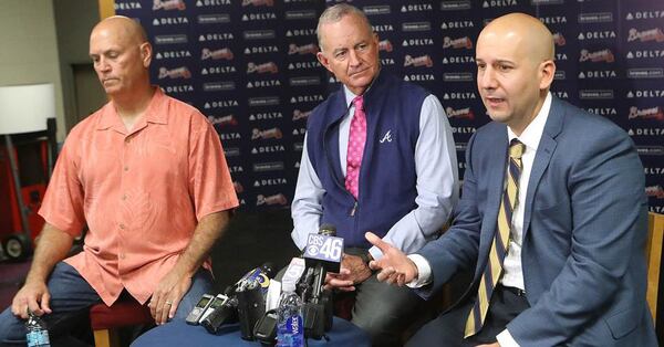 Brian Snitker, John Hart and John Coppolella. Only Snitker still works for the Braves.