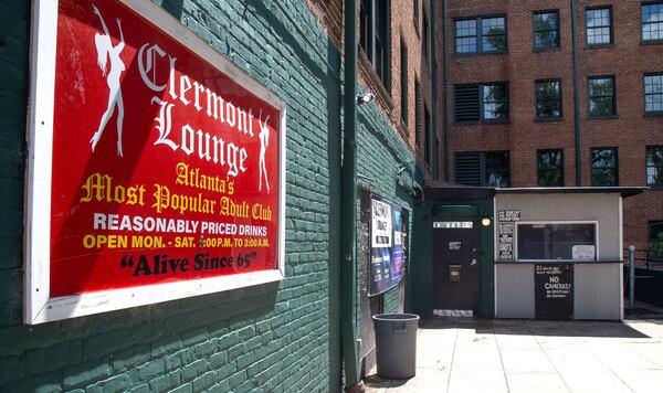 Clermont Lounge considers itself one of the best dive bars in the world. Photo: Steve Schaefer for AJC