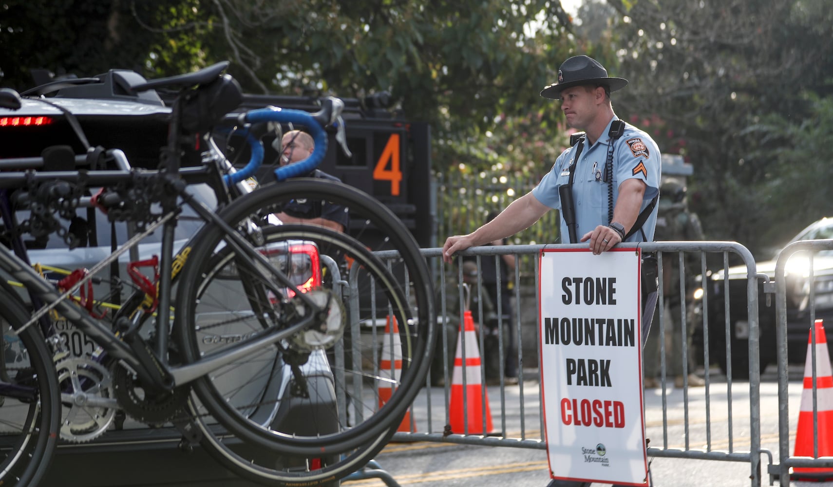 Stone mountain protest