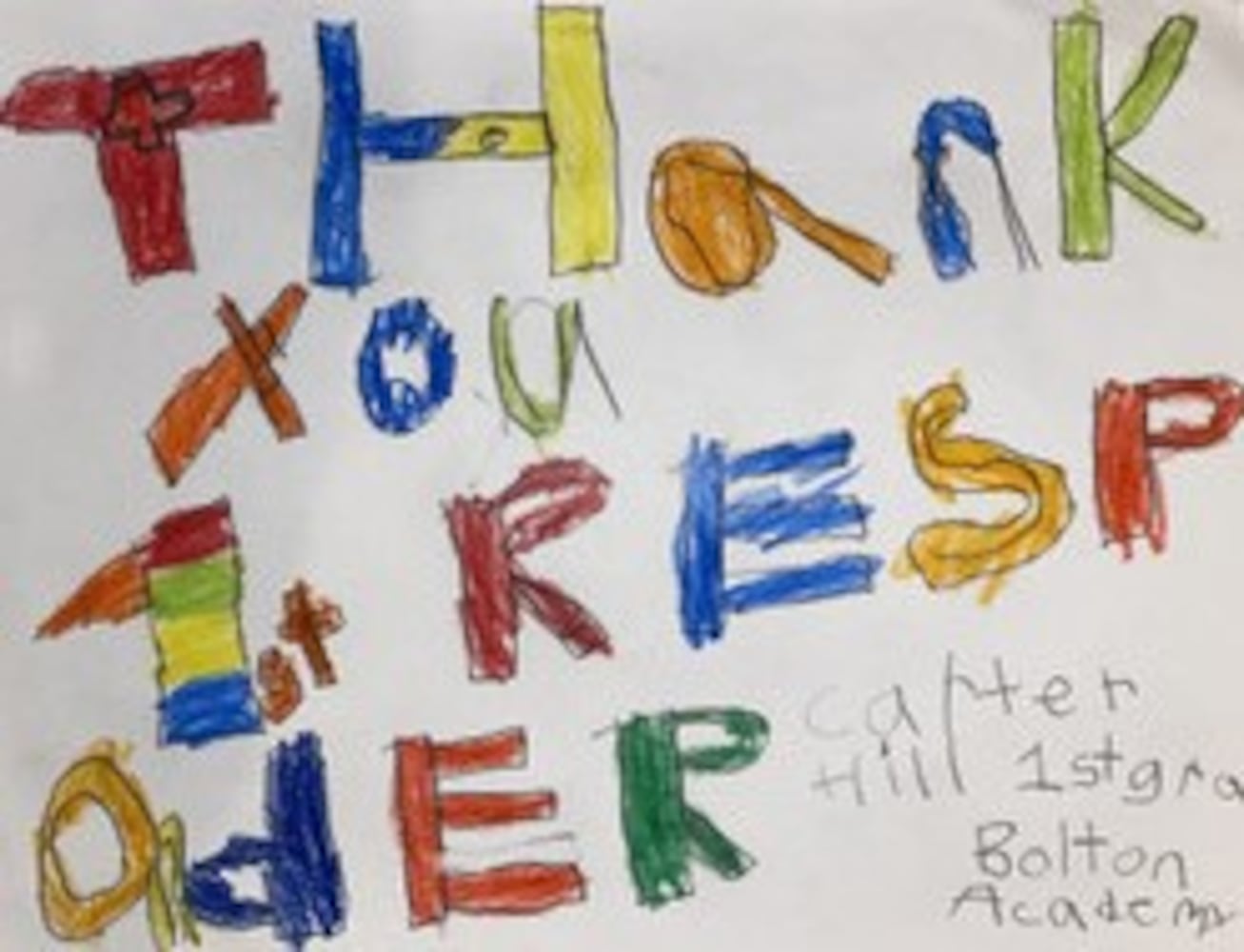 Art from the Heart: Kids thank front-line workers