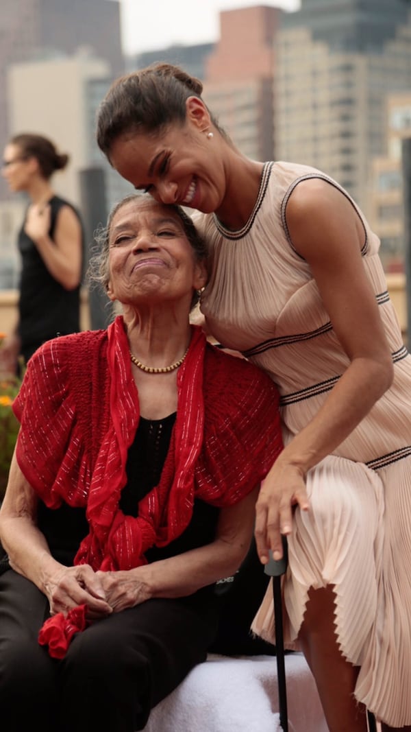 Misty Copeland with her mentor Raven Wilkinson, who in 1957 performed in Atlanta with the Ballet Russe de Monte Carlo (Photo courtesy of Mark Seliger)