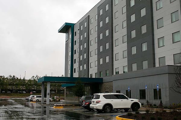 The AC Hotel at Gateway Center in College Park, Georgia, on Thursday, February 20, 2020. The new hotel is one of the many economic development projects of AtlantaâÃÃ´s Southside. (Photo/Rebecca Wright for the AJC)