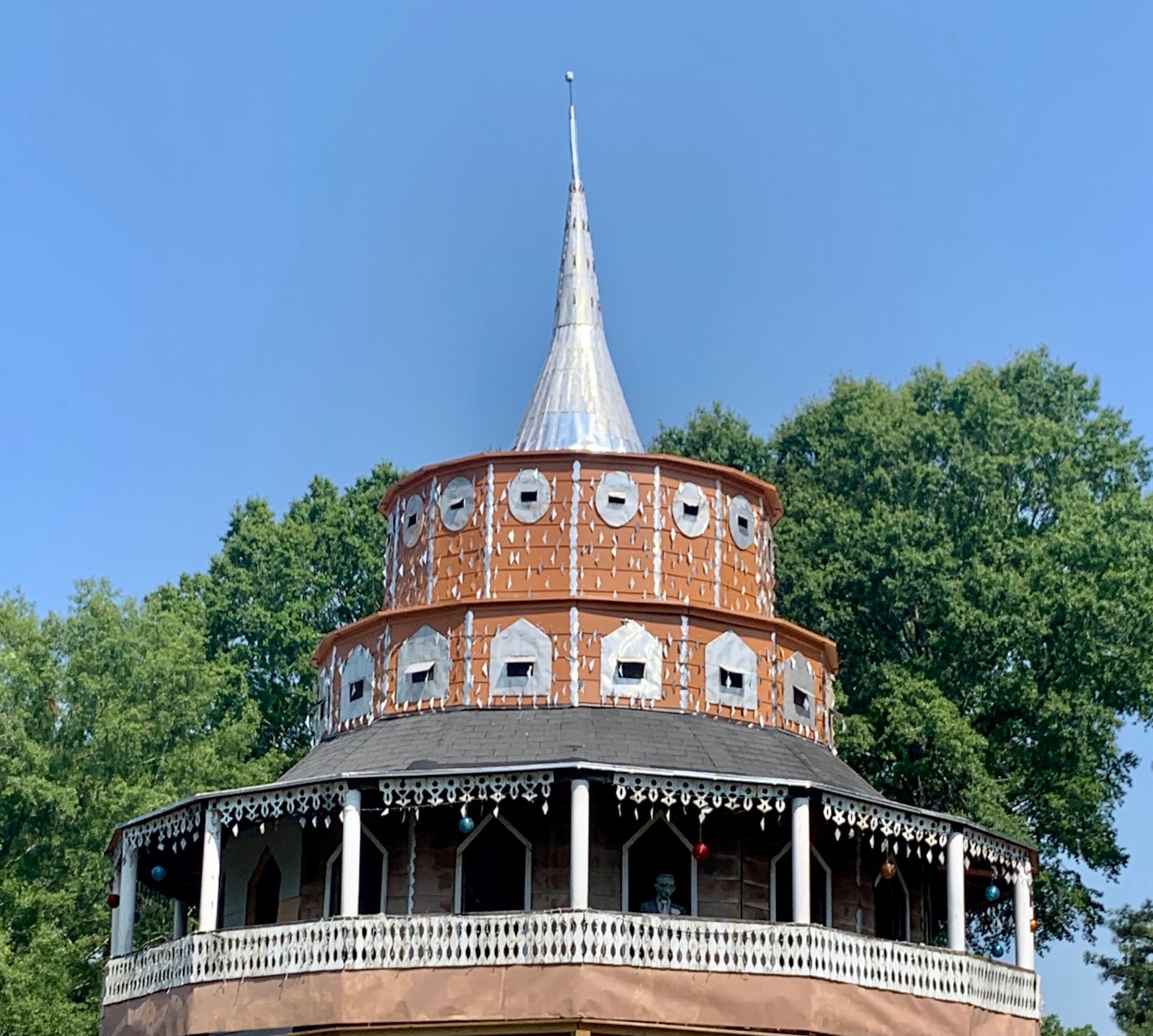 The five-story tall World's Folk Art Church recently received a new roof and will be the recipient of a $2 million capital fundraising campaign next year to further restore the structure.
Courtesy of Paradise Garden Foundation