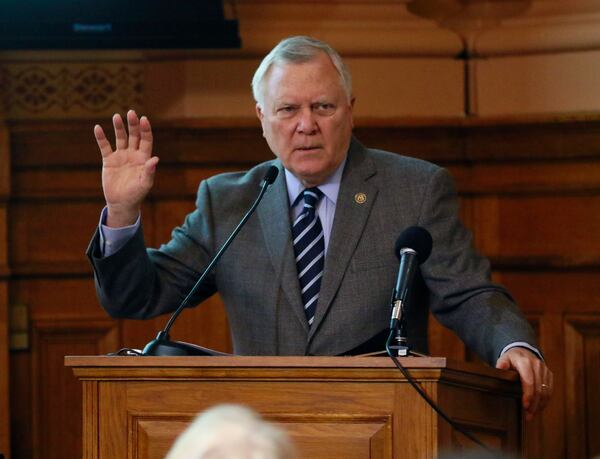 Georgia Gov. Nathan Deal has made criminal justice reform a priority of his administration. (BOB ANDRES /BANDRES@AJC.COM)