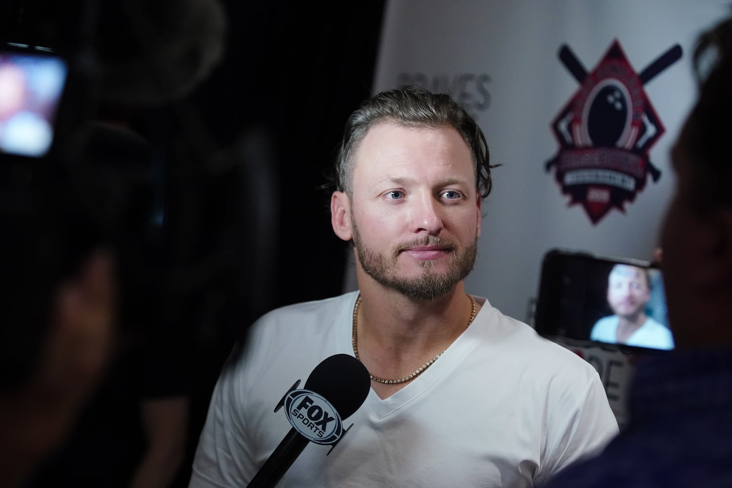 Photos: Josh Donaldson, Braves teammates bowl for charity