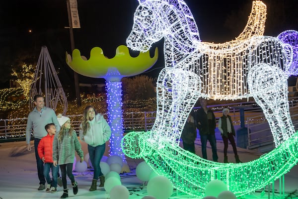 It’s a Lakeside Lights Spectacular at Margaritaville at Lake Lanier. Courtesy of Margaritaville at Lake Lanier