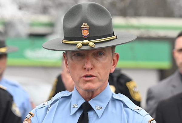 Former Georgia State Patrol Col. Chris Wright. (Hyosub Shin / Hyosub.Shin@ajc.com)