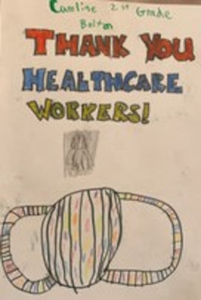 Art from the Heart: Kids thank front-line health care workers