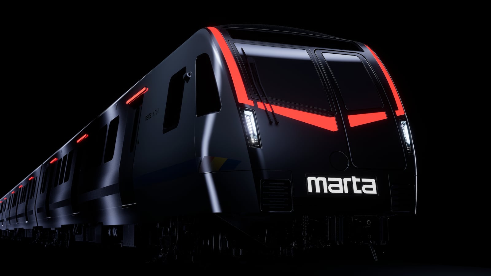 MARTA unveiled the exterior design of its new rail cars Wednesday.