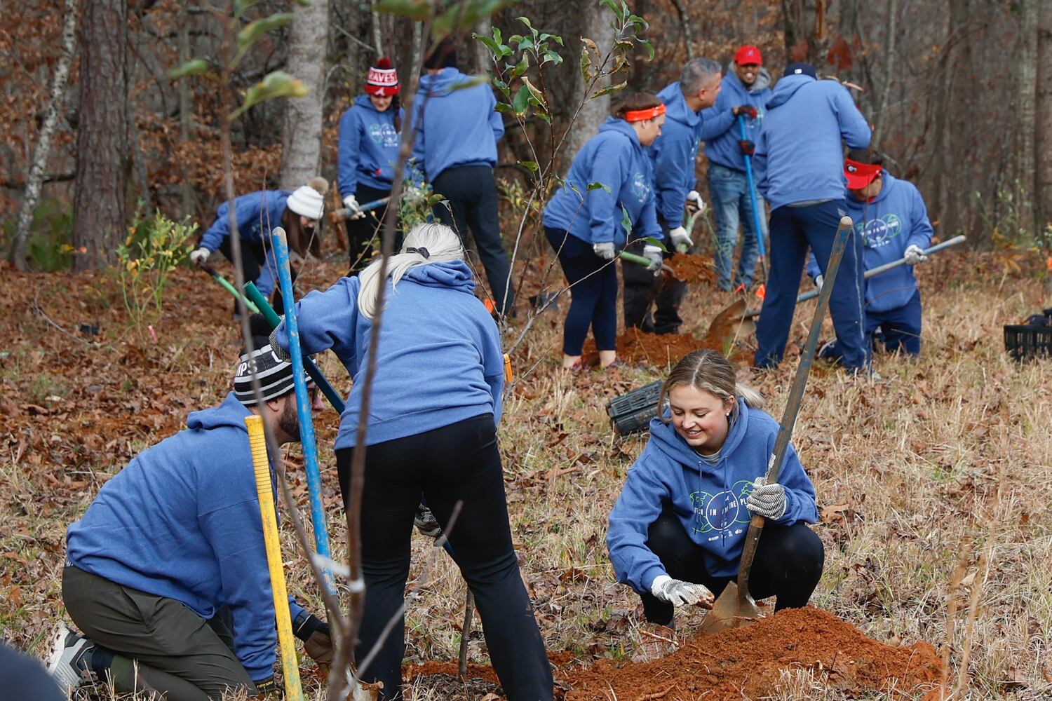 Travis D’Arnaud Plants Trees