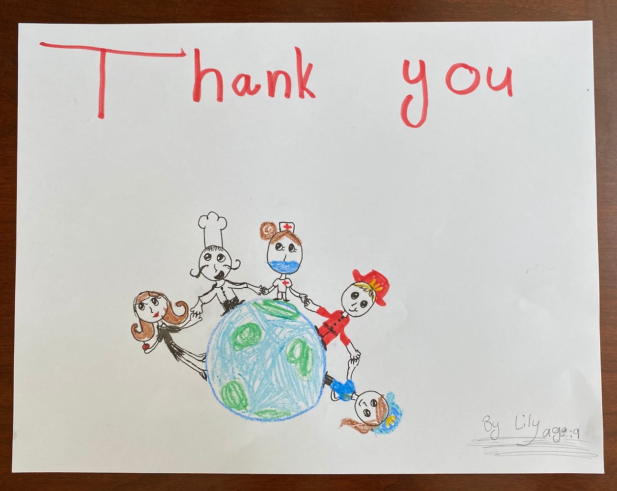 Art from the Heart: Kids thank front-line workers