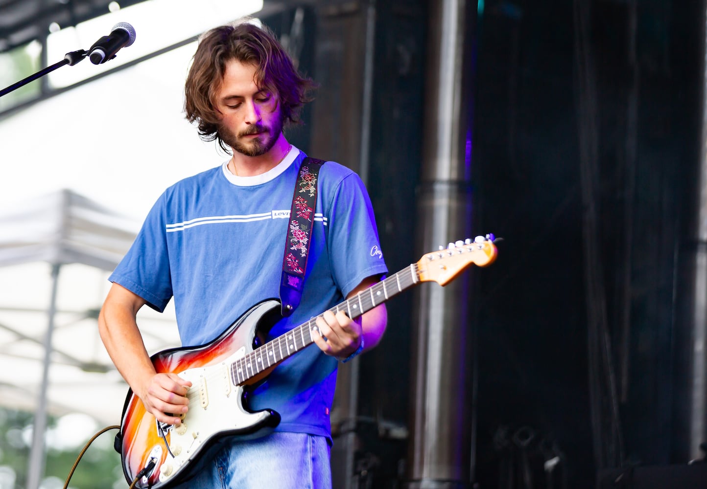 Atlanta, Ga: Arcy Drive open up Sunday on the Ponce de Leon stage. Photo taken May 5, 2024 at Central Park, Old 4th Ward.  (RYAN FLEISHER FOR THE ATLANTA JOURNAL-CONSTITUTION)