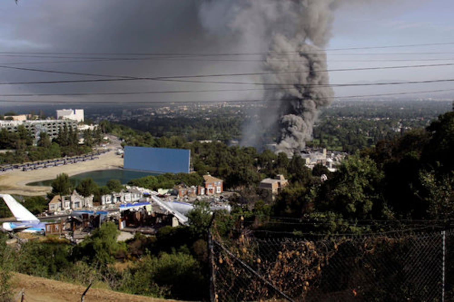 Fire at Universal Studios