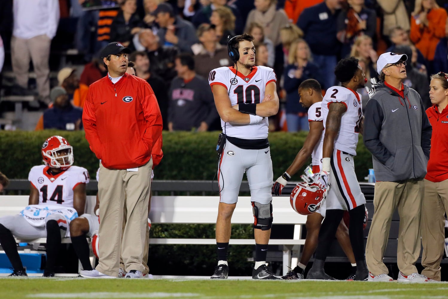 Photos: Bulldogs are crushed by Auburn