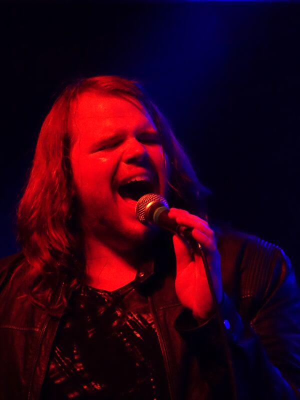 Caleb Johnson at Terminal West Sunday night, May 3, 2015. CREDIT: Rodney Ho/rho@ajc.com