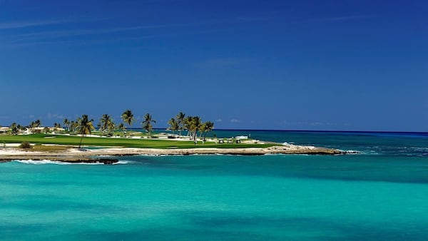 A golf course at Punta Cana in the Dominican Republic.