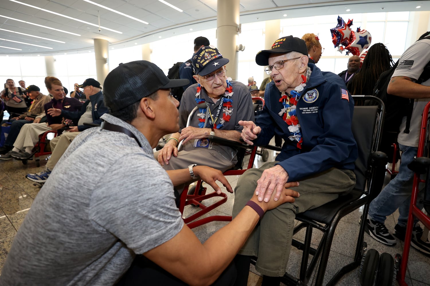 WWII Veterans Delta flight to Normandy