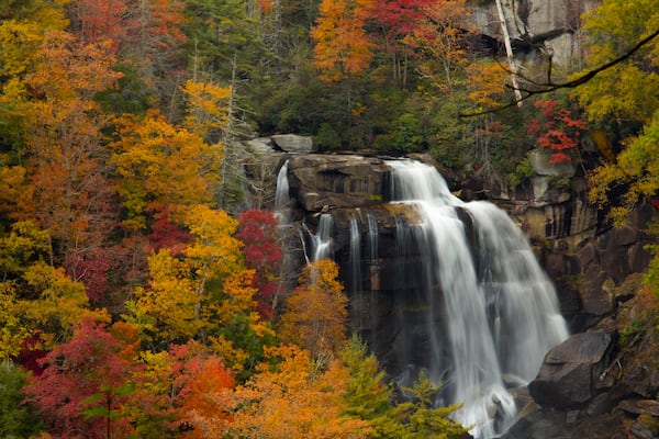 According to BlueRidgeHeritage.com, Upper Whitewater Falls, near Cashiers, North Carolina, drops over 411 feet and is the highest falls east of the Rocky Mountains.