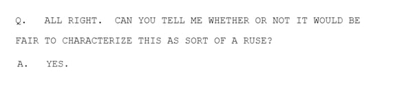 A screenshot from the transcript of an April 19, 2021 evidentiary hearing shows Assistant U.S. Attorney Thomas Krepp's questioning of U.S. Postal Service inspector Jacob Petronis. Federal investigators conducted a ruse on Councilman Antonio Brown a year before indicting him on fraud charges.