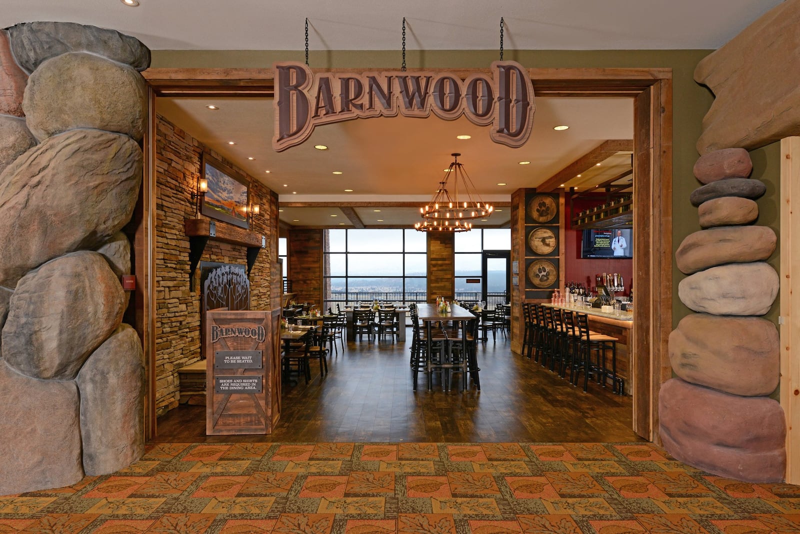 Besides plenty of casual options around the premises, Great Wolf Lodge Georgia will have the full-service, sit-down, farm-to-table restaurant Barnwood. CONTRIBUTED BY GREAT WOLF LODGE