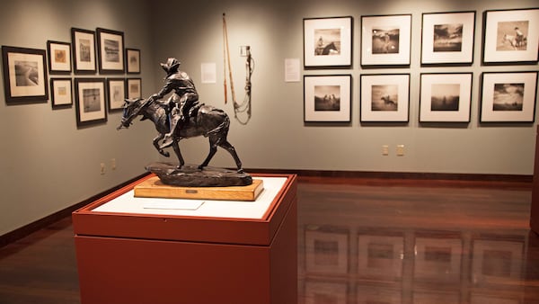 Contemporary Western artwork is on view at the Western Folklife Center in Elko, Nevada. Courtesy of Travel Nevada / Sydney Martinez