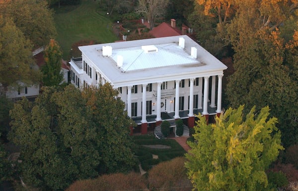 The University of Georgia's President's House on Prince Avenue as photographed Thursday, Oct. 30, 2003. (Bita Honarvar / AJC file photo)