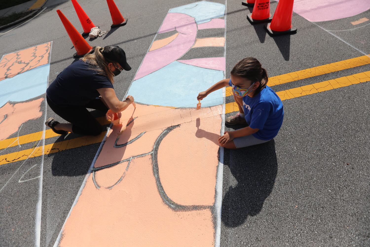 Decatur's 'Black Lives Matter' street mural