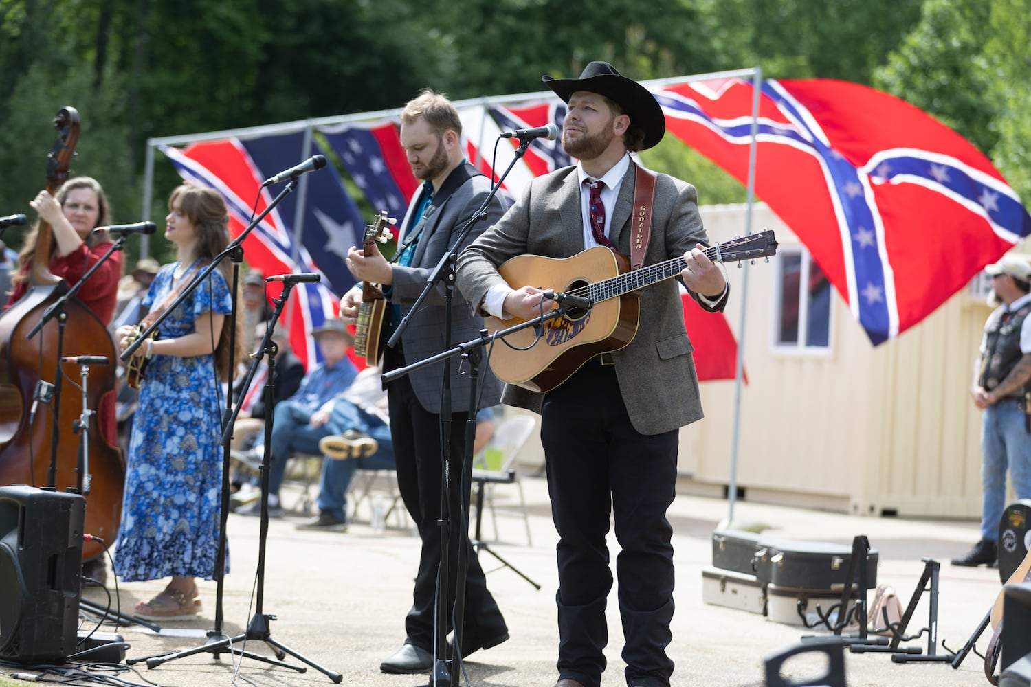 Confederate Memorial Day at Stone Mountain Park.
