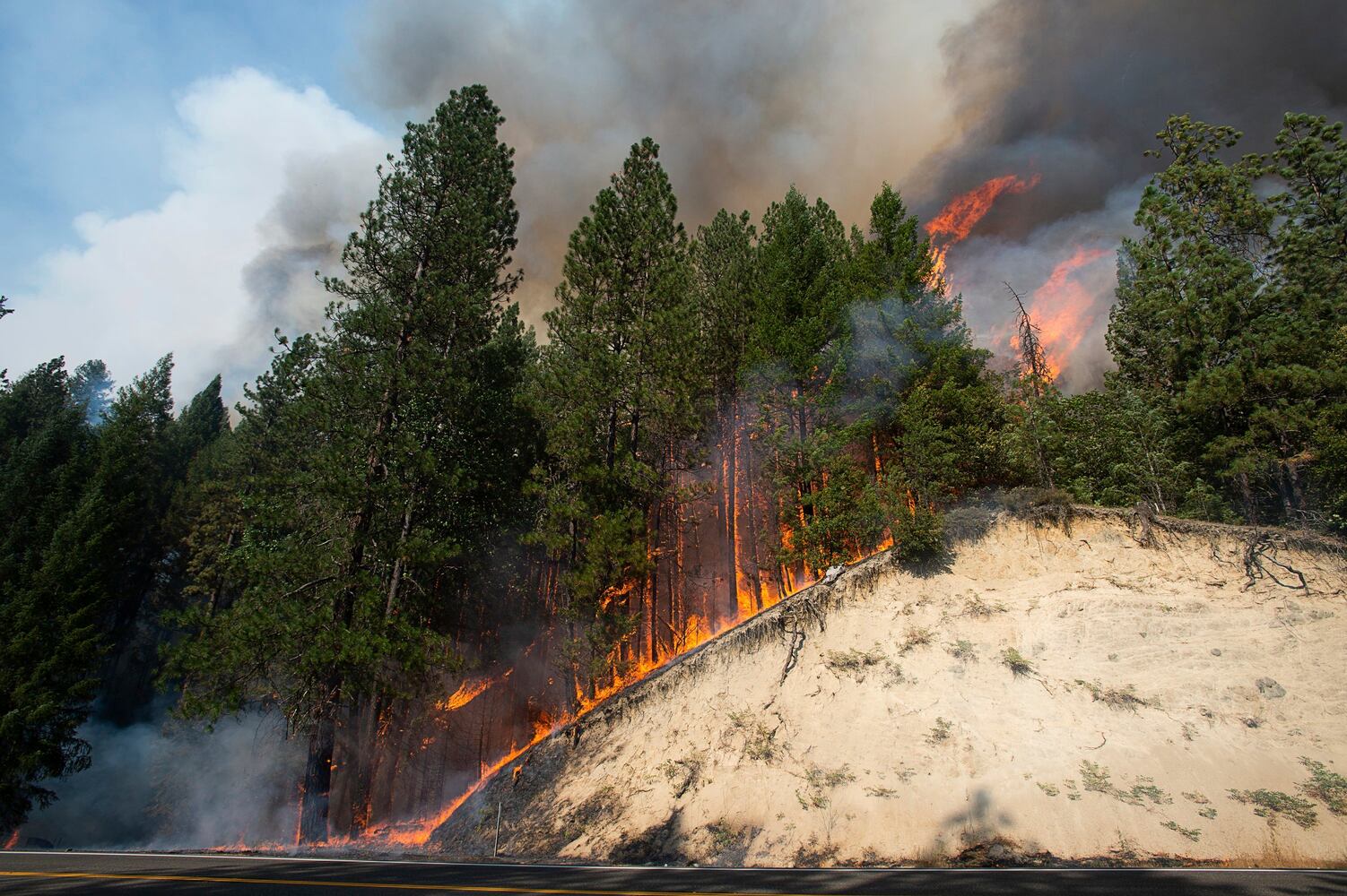 Carr Fire burns in Northern California