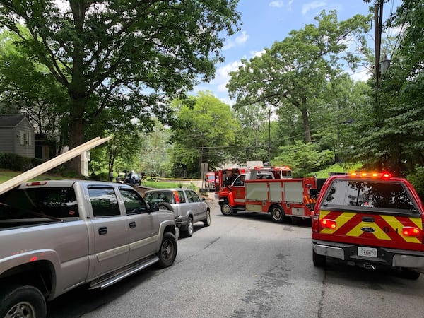 The smell of chlorine reported at the sewer treatment facility prompted a large fire and hazmat response Thursday afternoon.