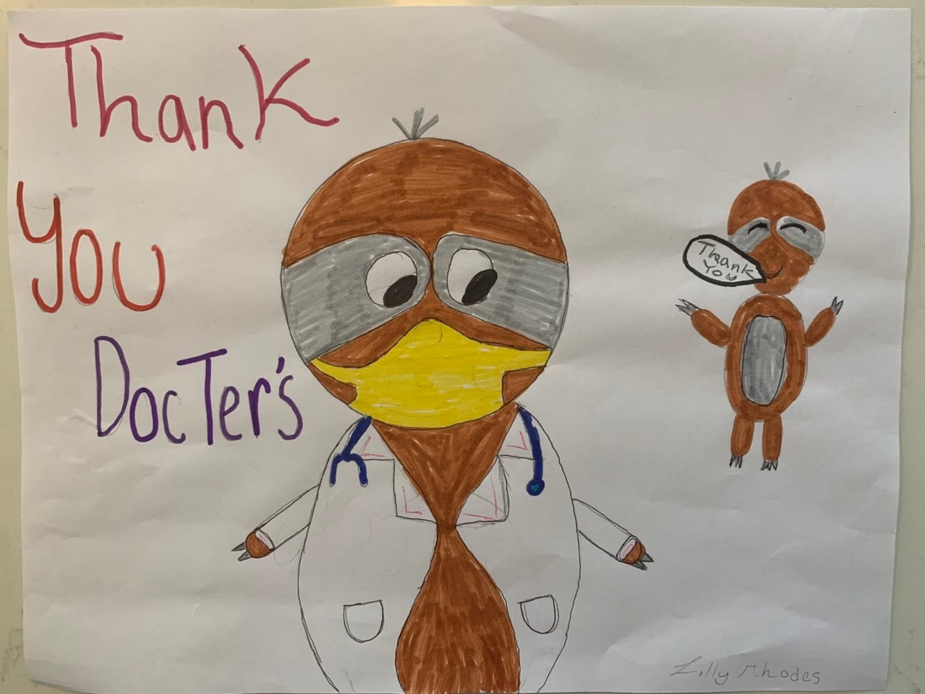 Art from the Heart: Kids thank front-line health care workers