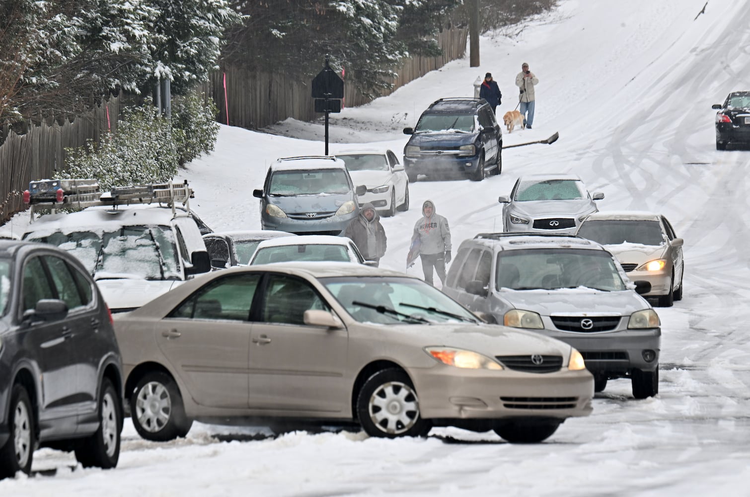 PHOTOS: Snow storm hits Atlanta