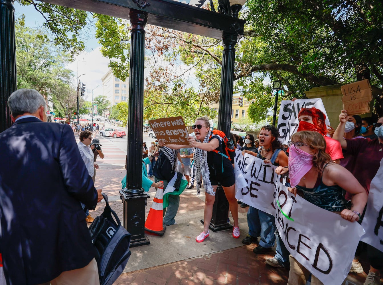 University of Georgia campus Pro-Gaza protest