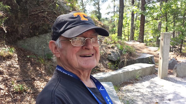 Bill Jackson pictured at the Stone Mountain Park Quarry Exhibit in April 2016. Russell Spornberger and Jackson, friends for eight years, took many day trips around Atlanta and beyond, visiting museums, historical sites and parks. They shared a common interest in American history. Photo contributed by Russell Spornberger.