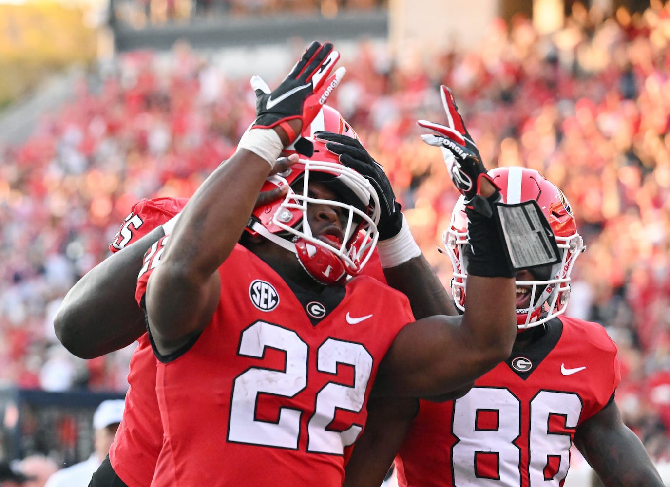 Georgia vs Auburn football