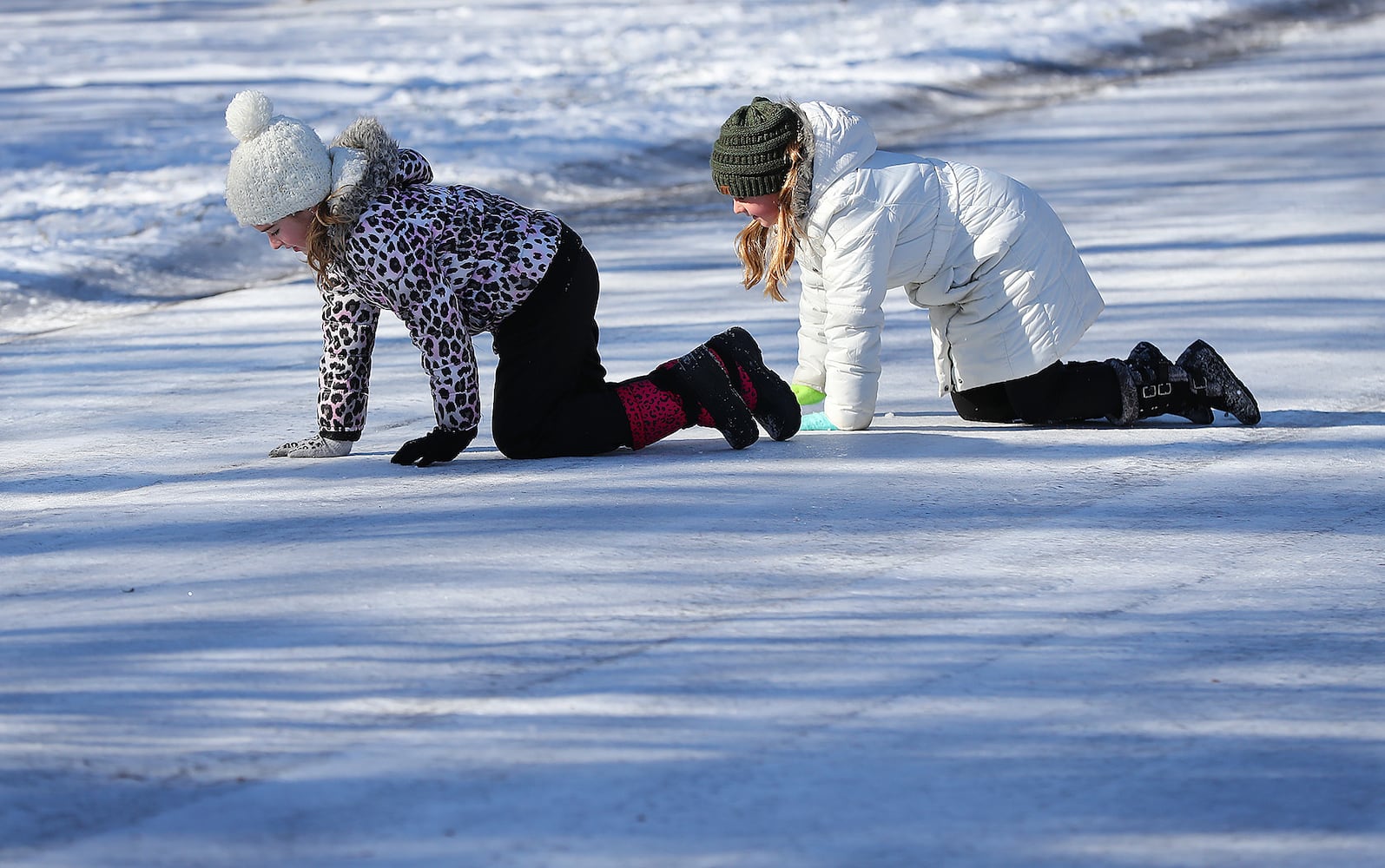 Snow, ice make for wintry weekend in metro Atlanta