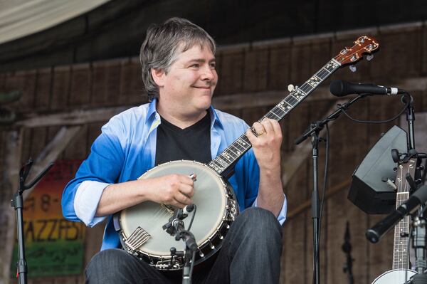 Bela Fleck performs during the New Orleans Jazz & Heritage Festival on April 26, 2015, in New Orleans. (Photo by Amy Harris/Invision/AP)