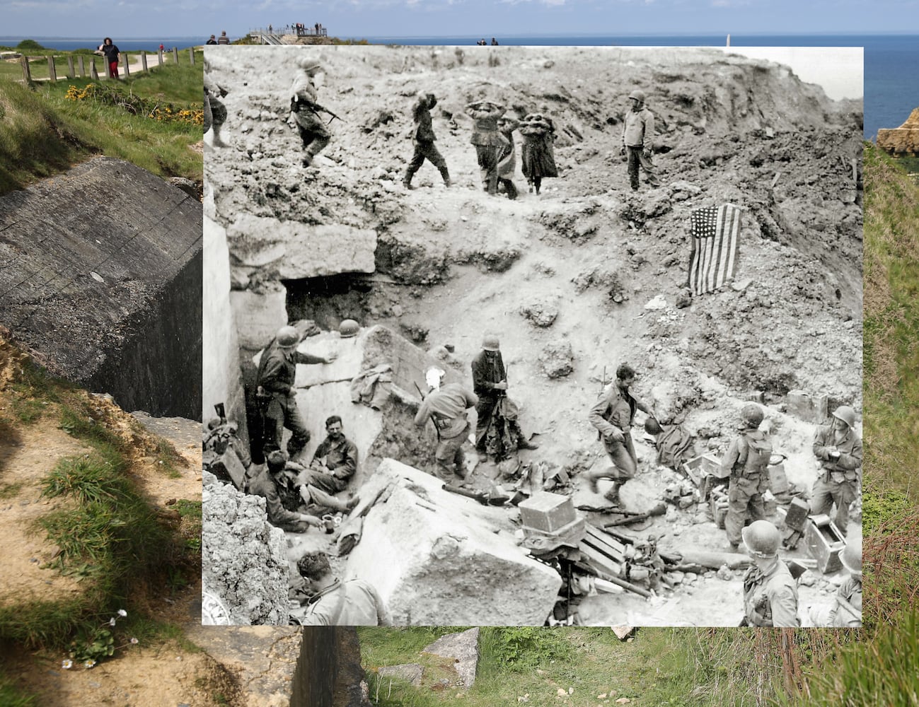 Photos: D-Day invasion then and now