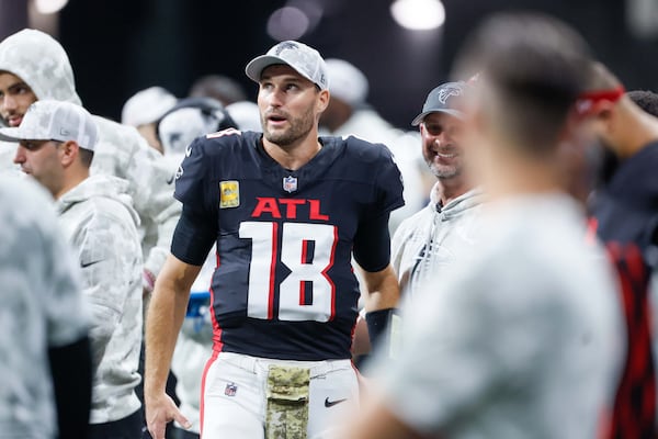 Falcons quarterback Kirk Cousins during a November game against the Cowboys.