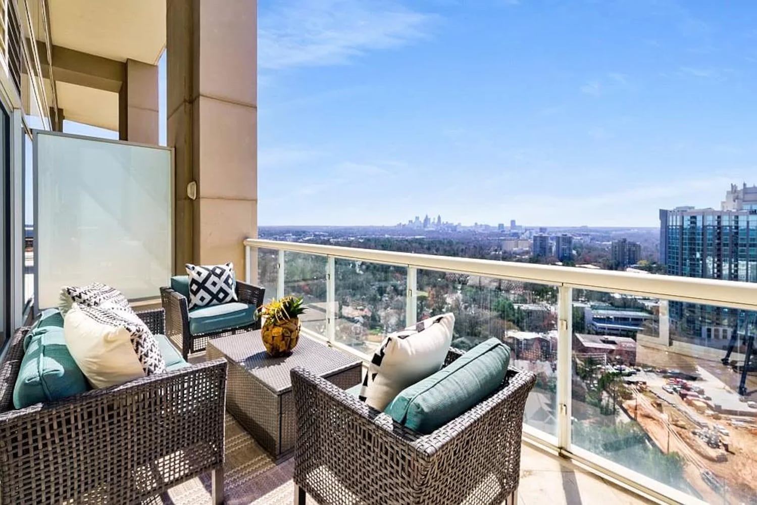 This $1.49 million Buckhead penthouse offers views of Atlanta’s skyline