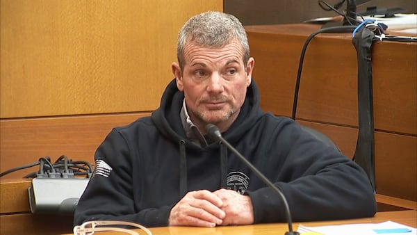 Dr. Mark Rosing, of Emory Hospital on Clifton Road, testifies during the murder trial of Tex McIver on March 16, 2018 at the Fulton County Courthouse. (Channel 2 Action News)