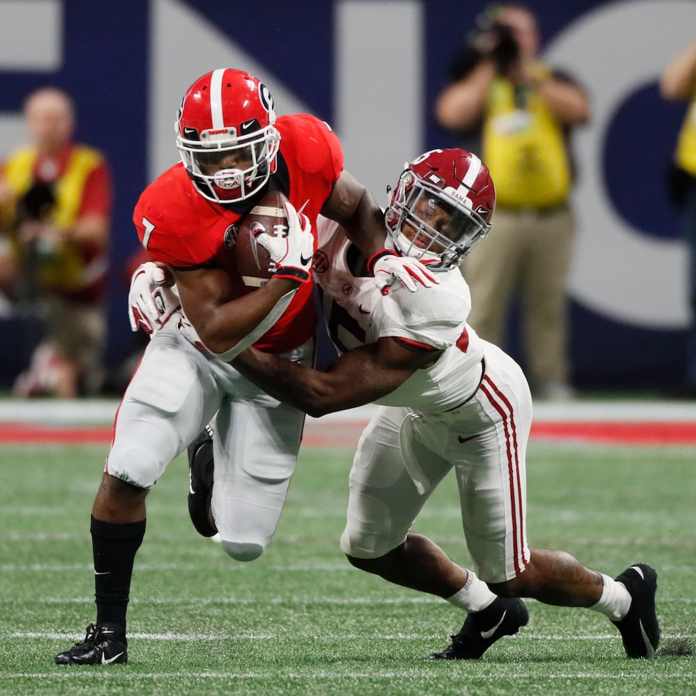 Photos: Bulldogs try to beat Alabama in SEC Championship game