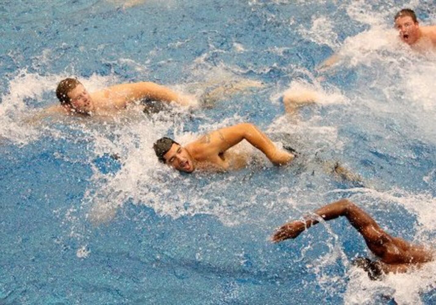 UGA football team hits the pool