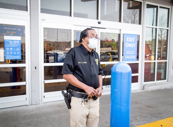 East Point police officer Sgt. G.L. Booker drove by the Cleveland Avenue Walmart in East Point after hearing about the shooting.