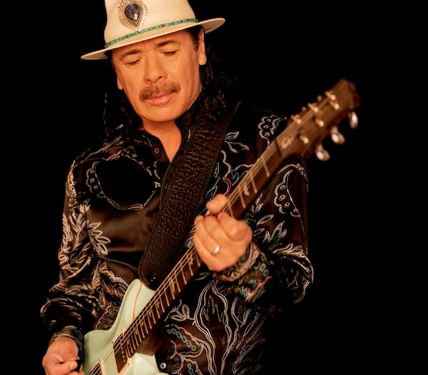 Carlos Santana plays Lakewood Amphitheatre on Aug. 24.