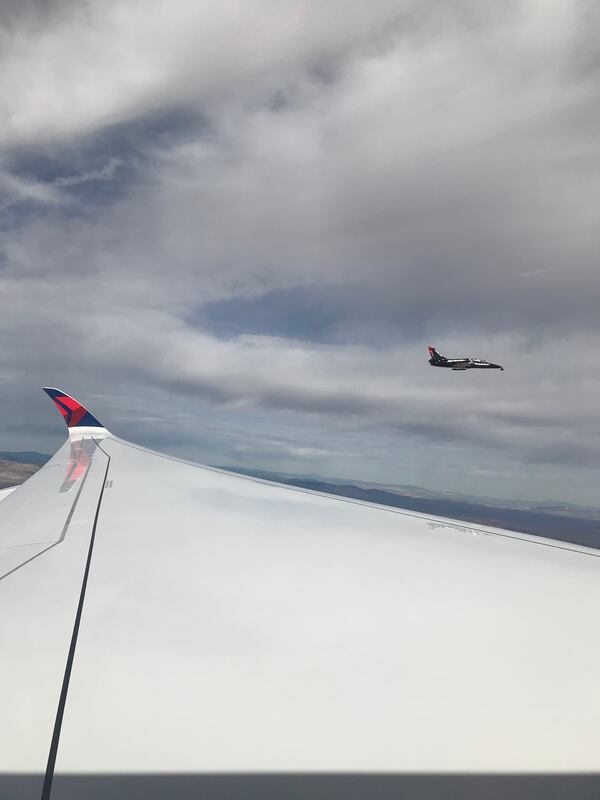 Delta air-to-air shot. Source: Delta Air Lines.