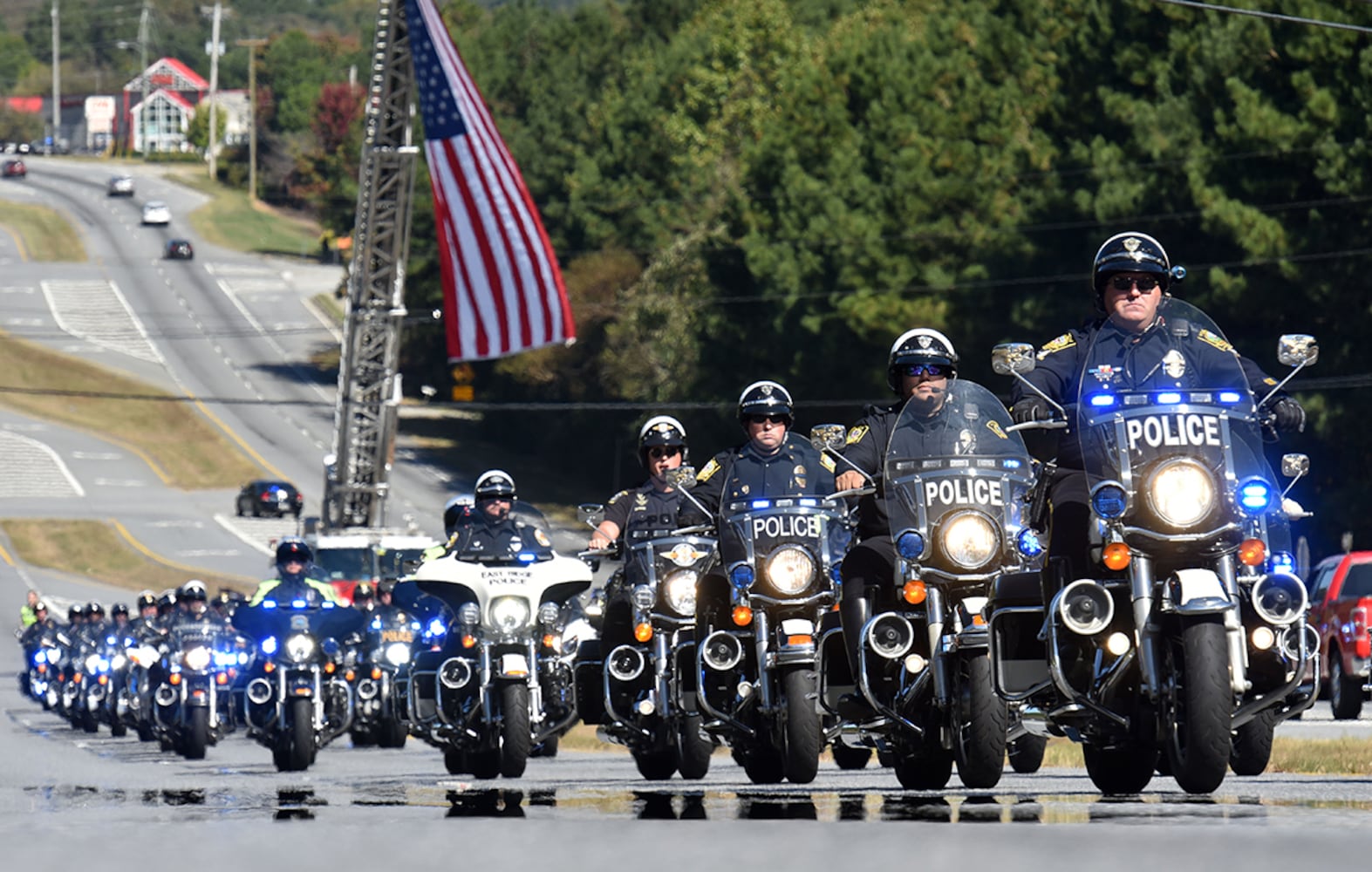 Photos: Gwinnett Officer Antwan Toney funeral procession